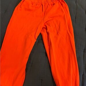 Proenza Schouler Tomato Red Sweatpants